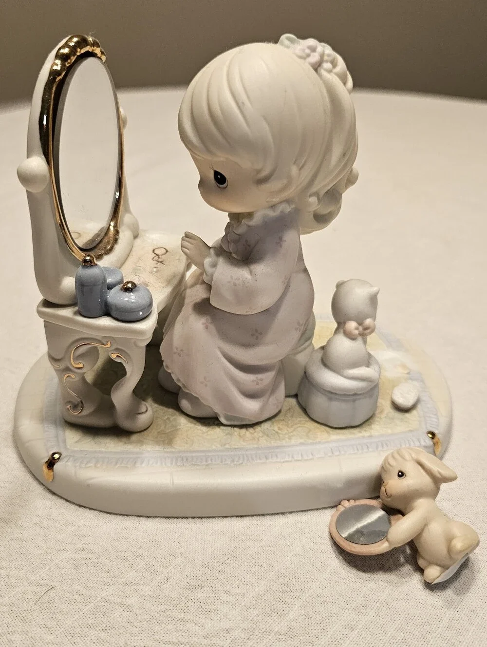 Precious Moments 1996 God's Love Is Reflected In You Enesco Girl Mirror BROKEN